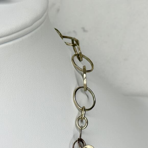 Chico's Multi Tone Beaded Bib Necklace - Picture 10 of 10